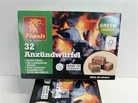 5 x aanmaakblokjes 32 stuks hout+wax mix eco - afbeelding 3 van  3