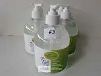 5 x alcohol handgel pompje 500 ml 75% - afbeelding 2 van  2