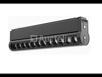 5 x alfa led spot lineaire op magnetische rail 48v - 4000k neutraal wit -18w - zwart - afbeelding 3 van  5