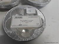 5 x alu serveerschaaltje 6 stuks - afbeelding 2 van  2