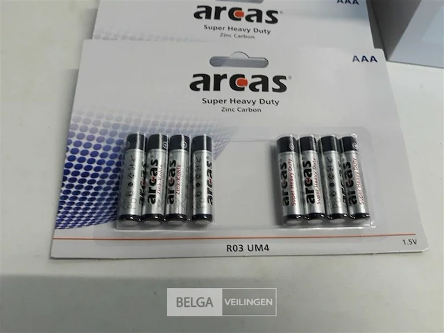 5 x batterijen aaa 1,5v 8 stuks zinc carbon - afbeelding 3 van  3