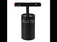 5 x bery led spot op magnetische rail 48v - 4000k neutraal wit -10w - zwart - afbeelding 6 van  6