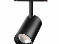 5 x bery led spot op magnetische rail 48v - 4000k neutraal wit -10w - zwart - afbeelding 2 van  6
