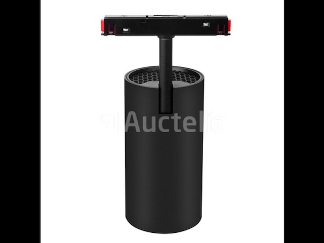 5 x bery led spot op magnetische rail 48v - 4000k neutraal wit -20w - zwart - afbeelding 2 van  5