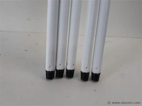 5 x borstelsteel 1,2m metaal - afbeelding 2 van  2
