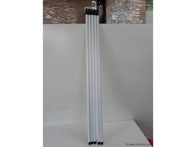 5 x borstelsteel 1,2m metaal - afbeelding 1 van  2
