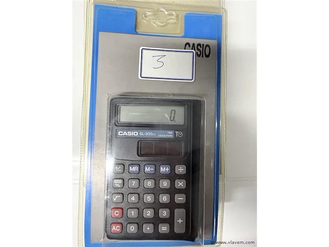 5 x casio rekenmachine sl 300 - op zonneenergie - afbeelding 1 van  3