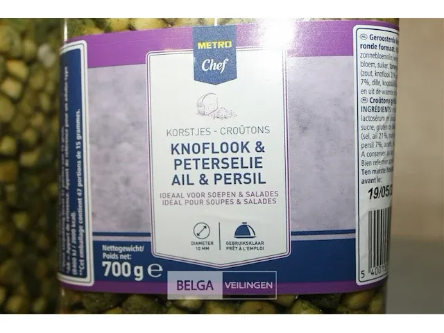 5 x croutons knoflook + peterselie 700 gr - afbeelding 2 van  4