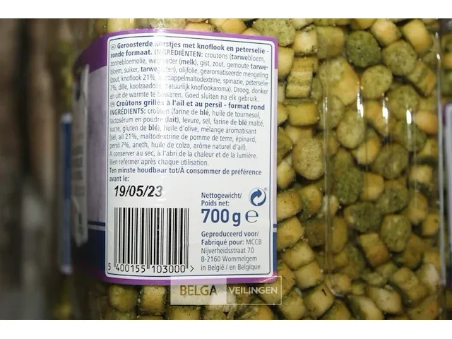 5 x croutons knoflook + peterselie 700 gr - afbeelding 3 van  4
