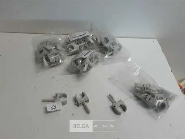 5 x drukbeugel + plug 20 mm 10 stuks - afbeelding 1 van  3