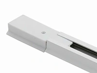 5 x eenfase rail – 1 m – blanc – aluminium – ip20 – inclusief montageset - afbeelding 4 van  4
