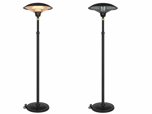 5 x elektrische terrasverwarmer - 2100 w - telescopisch - afbeelding 2 van  6