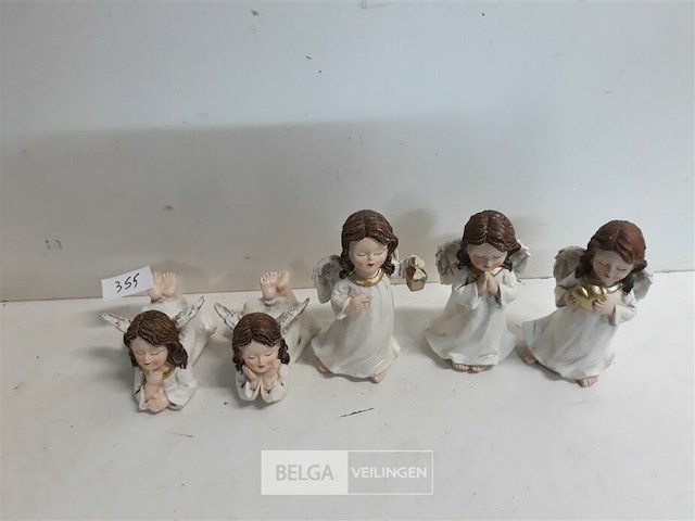 5 x engel 2 x liggend 3 x staand - afbeelding 1 van  3