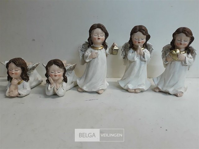 5 x engel 2 x liggend 3 x staand - afbeelding 3 van  3
