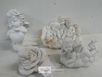 5 x engelen mix polyester 6-15 cm - afbeelding 3 van  3