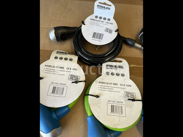 5 x fietsslot 12 x 1200 mm - afbeelding 2 van  4