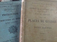 5 x franse militaire boekjes 1877-1918 - afbeelding 2 van  2