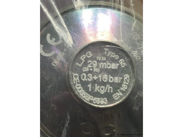 5 x gasdrukregelaar 29 mbar - afbeelding 2 van  2