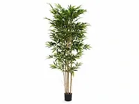 5 x grote bamboeboom - kunstplant - 200 cm - afbeelding 1 van  6