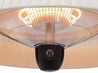 5 x hangende elektrische terrasverwarmer met kap - cream - afbeelding 5 van  7