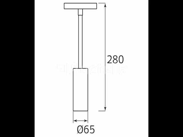 5 x hangende led-spot voor magnetische rail 48v – 20w – zwart. - afbeelding 2 van  4