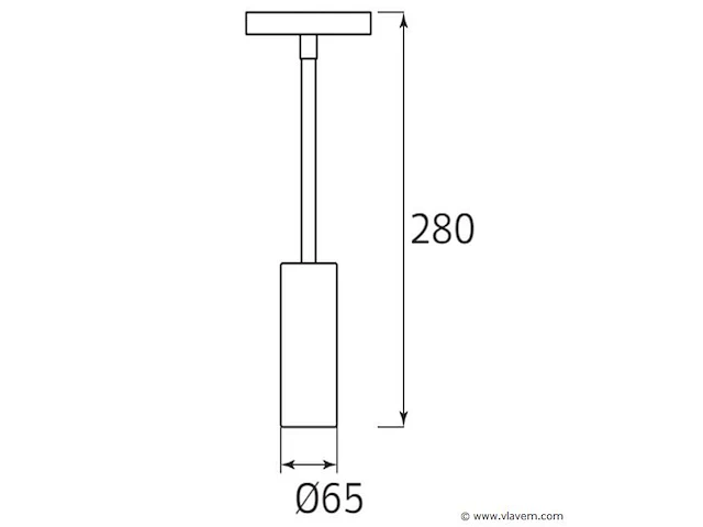5 x hangende led-spot voor magnetische rail 48v – 20w – zwart. - afbeelding 4 van  4