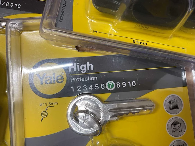 5 x hangsloten - afbeelding 4 van  9