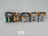 5 x herlaadbare batterijen mix aa-c-d - afbeelding 2 van  3