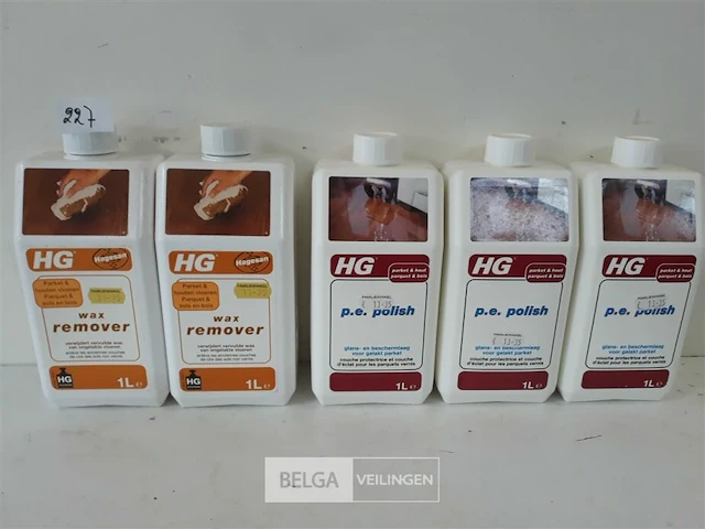 5 x hg voor parketvloeren 1 l - afbeelding 1 van  3