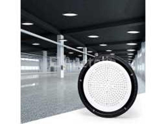 5 x highbay led slim 100w – 6500k koud wit – ufo ip65 waterdicht – 11.000 lm - afbeelding 1 van  5