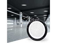 5 x highbay led slim 100w – 6500k koud wit – ufo ip65 waterdicht – 11.000 lm - afbeelding 1 van  5