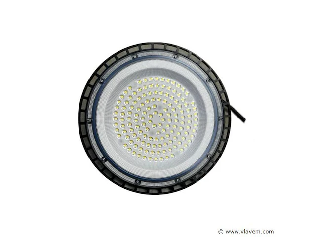 5 x highbay led slim 100w – 6500k koud wit – ufo ip65 waterdicht – 11.000 lm - afbeelding 2 van  5