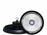 5 x highbay led slim 150w – 6500k koud wit – ufo ip65 waterdicht – 19.500 lm - afbeelding 3 van  4