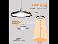 5 x highbay slim 150w - 130lm/w - ip65 - koud wit 6400k - afbeelding 1 van  4