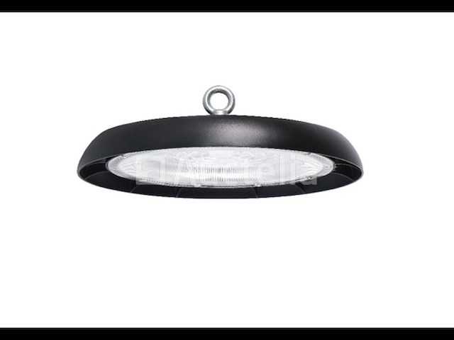 5 x highbayled slim 150w – 6500k koud wit – ufo ip65 waterdicht – 19.500 lm – zwart - afbeelding 4 van  5