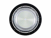 5 x highbayled slim 150w – 6500k koud wit – ufo ip65 waterdicht – 19.500 lm – zwart - afbeelding 4 van  5