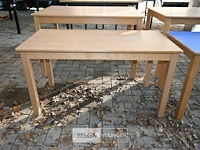 5 x houten tafel - afbeelding 3 van  6
