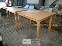 5 x houten tafel - afbeelding 5 van  6