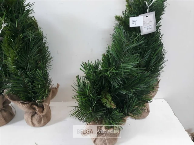 5 x kerstboom kuststof met kluit - afbeelding 3 van  3