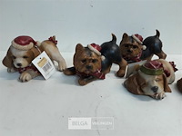 5 x kersthond 3 assorti 14 cm - afbeelding 3 van  3
