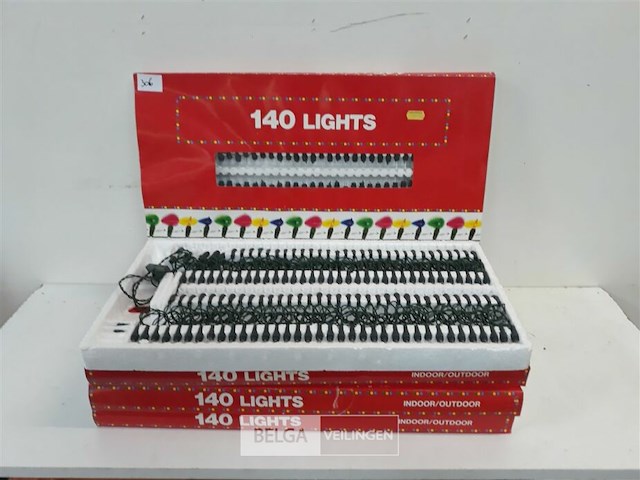 5 x kerstlampen 140 l classic kaars - afbeelding 1 van  3