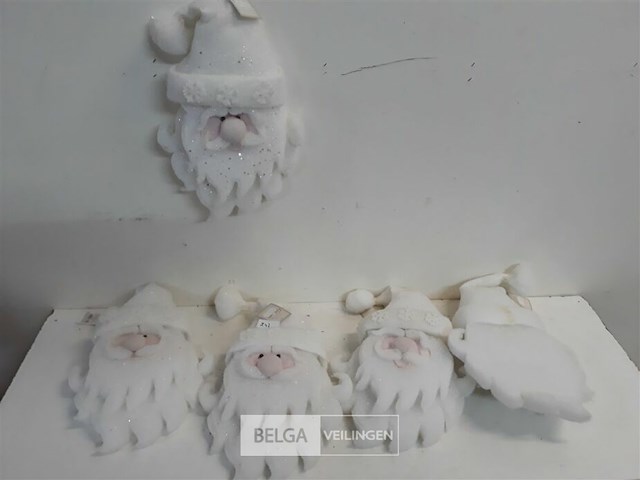 5 x kertmanhoofd uit wat 35 cm - afbeelding 1 van  3