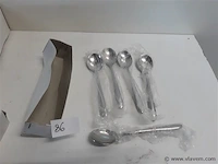 5 x koffielepel 13 cm 18/10 - afbeelding 1 van  2