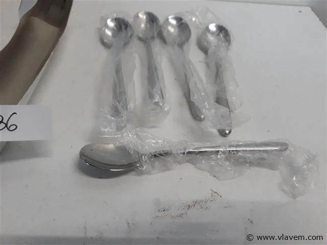 5 x koffielepel 13 cm 18/10 - afbeelding 2 van  2