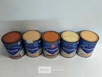 5 x lakverf trimetal satin 1 l - afbeelding 1 van  3