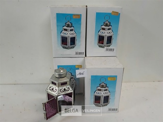 5 x lantaarnhuisje voor t-licht - afbeelding 1 van  3