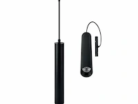 5 x led hangspot op magnetische rail 48v - 4200k neutraal wit -20w - zwart - afbeelding 2 van  4