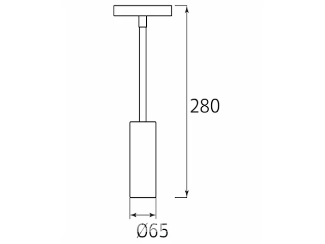 5 x led hangspot op magnetische rail 48v - 4200k neutraal wit -20w - zwart - afbeelding 5 van  5