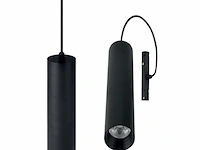 5 x led hangspot op magnetische rail 48v - 4200k neutraal wit -30w - zwart - afbeelding 2 van  4