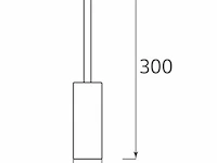 5 x led hangspot op magnetische rail 48v - 4200k neutraal wit -30w - zwart - afbeelding 3 van  4